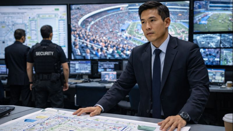 Ernesto Kenji Igarashi aborda o planejamento estratégico de segurança em eventos complexos.